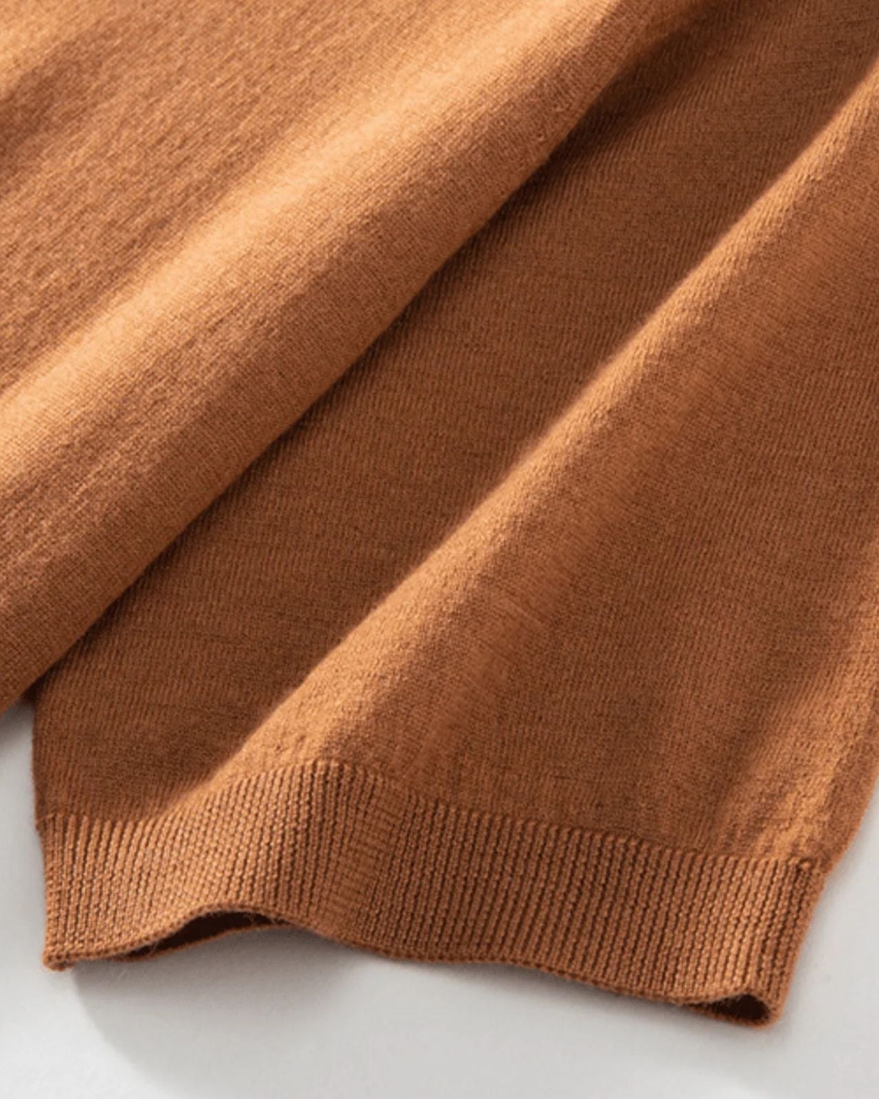 Aurazio Maglietta in lana lavorata a maglia da uomo