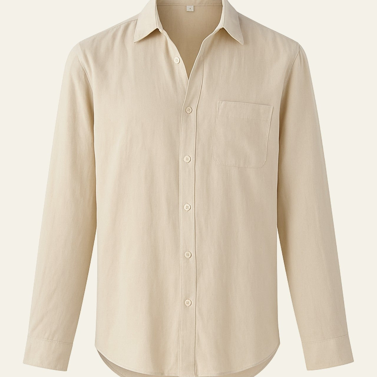 Aurazio Camicia di Lino Oversize per Uomo