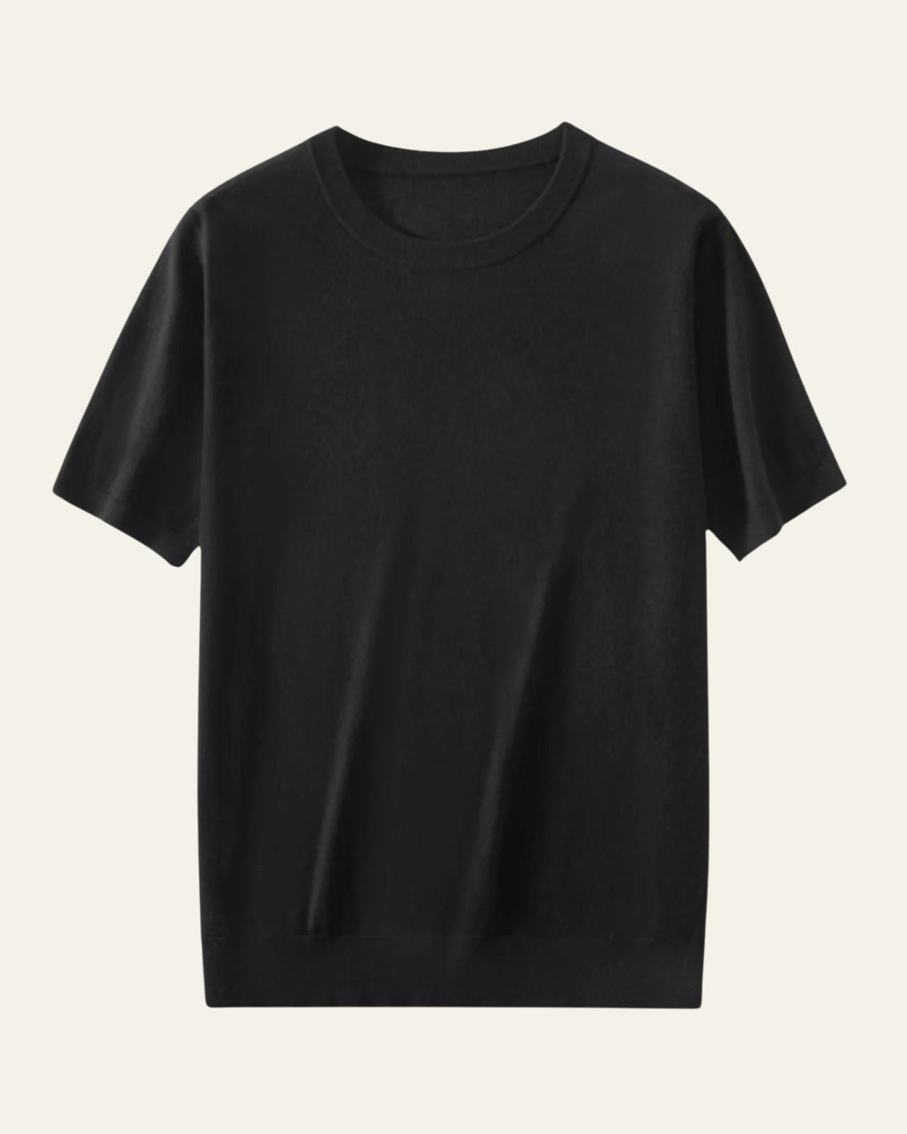 Aurazio Maglietta in lana lavorata a maglia da uomo