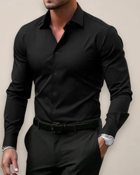 Aurazio Camicia Elasticizzata da Uomo