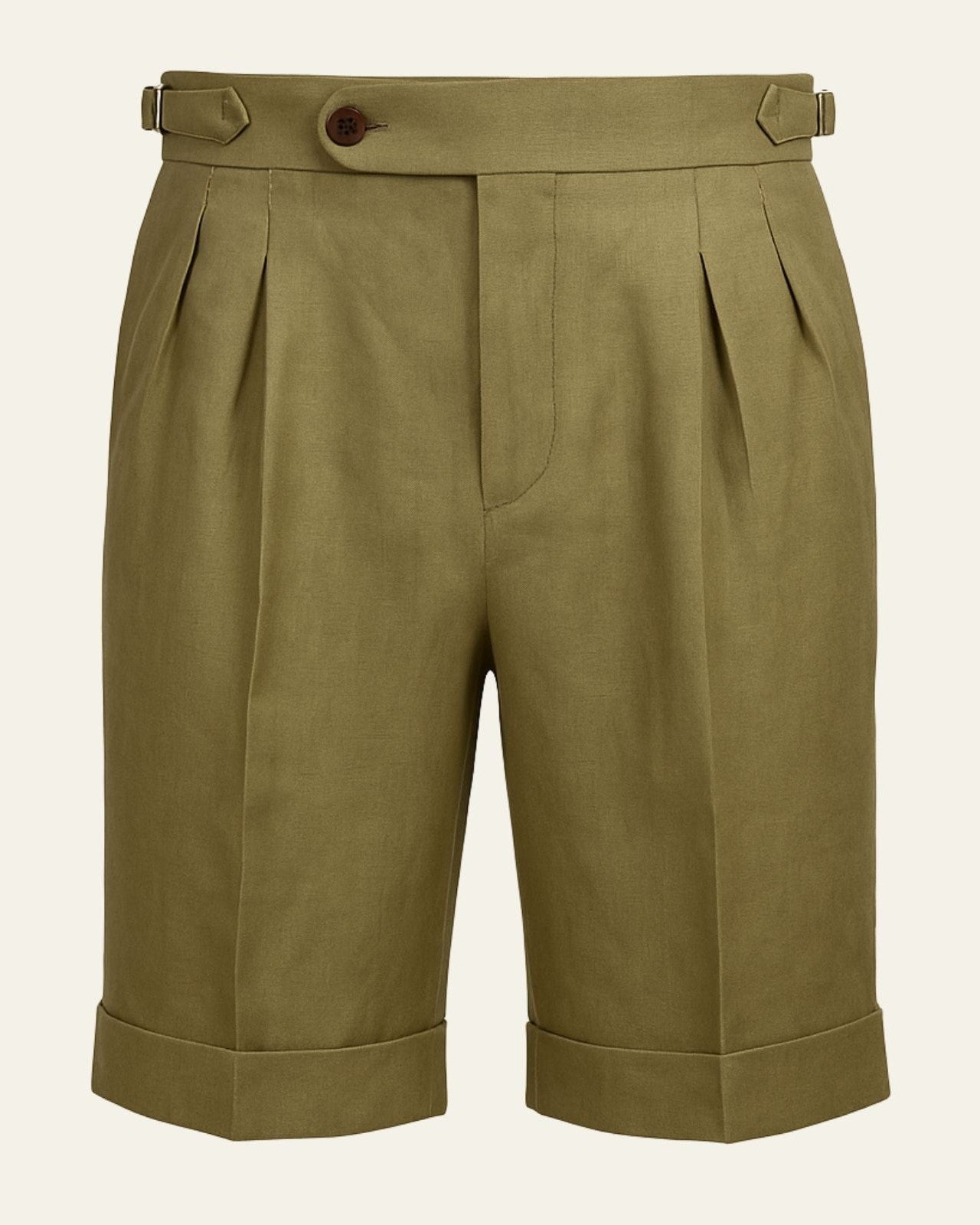 Aurazio Pantaloncini Heritage di lino da uomo