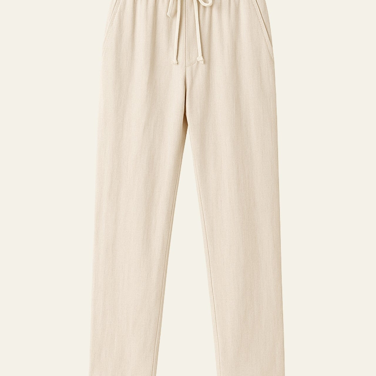 Aurazio Pantaloni di lino rilassati da uomo