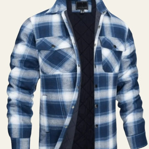Aurazio Giacca in Flanella Foderata da uomo