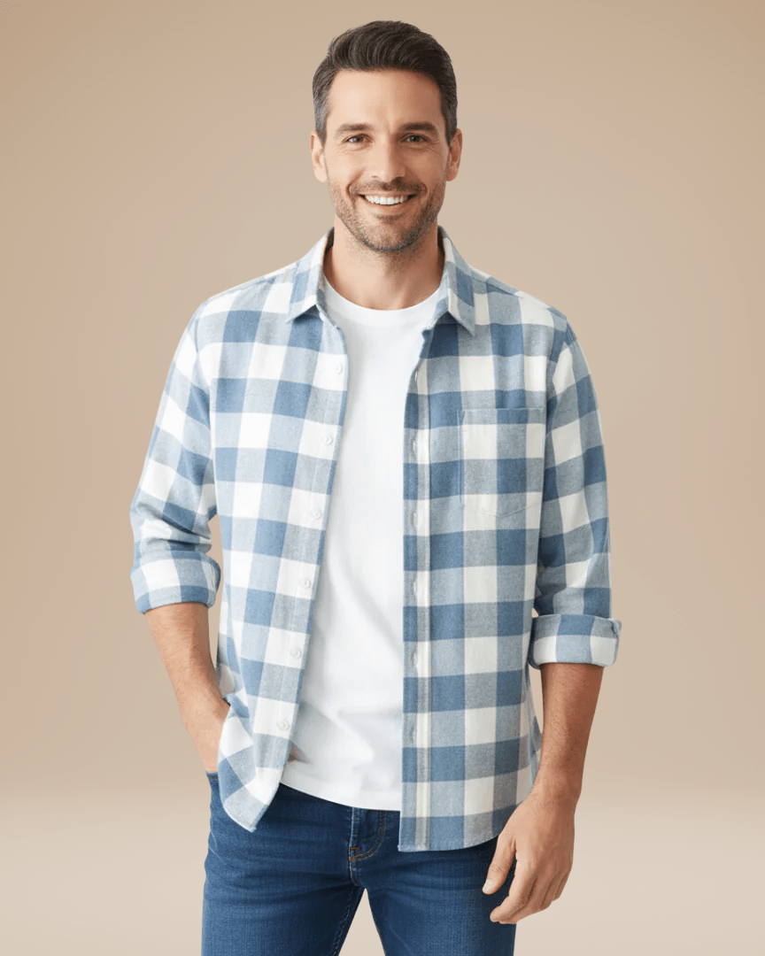 Aurazio Camicia Quadri Da Uomo Versatile E Moderna Per Uno Stile Casual Raffinato