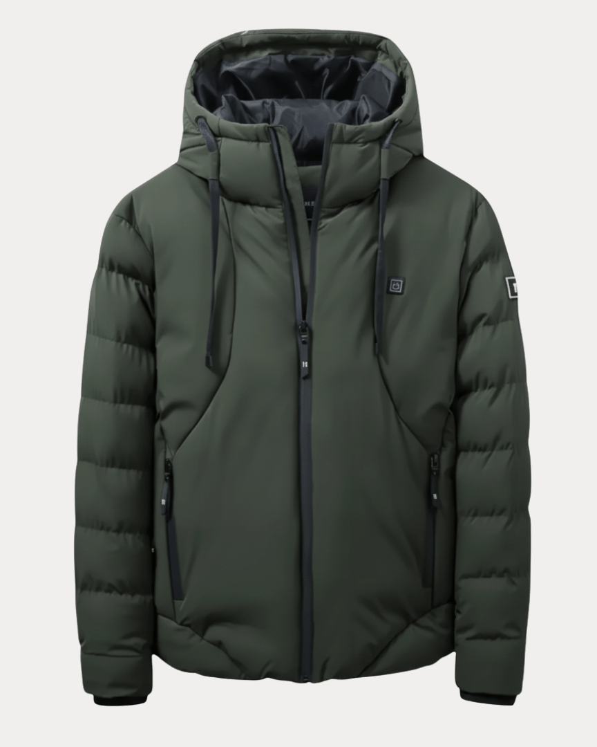 Aurazio Piumino Invernale Uomo Con Cappuccio Moderno Stile Urbano Caldo E Pratico