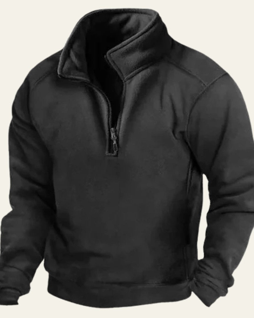 Aurazio Maglione con Zip a Metà per uomo