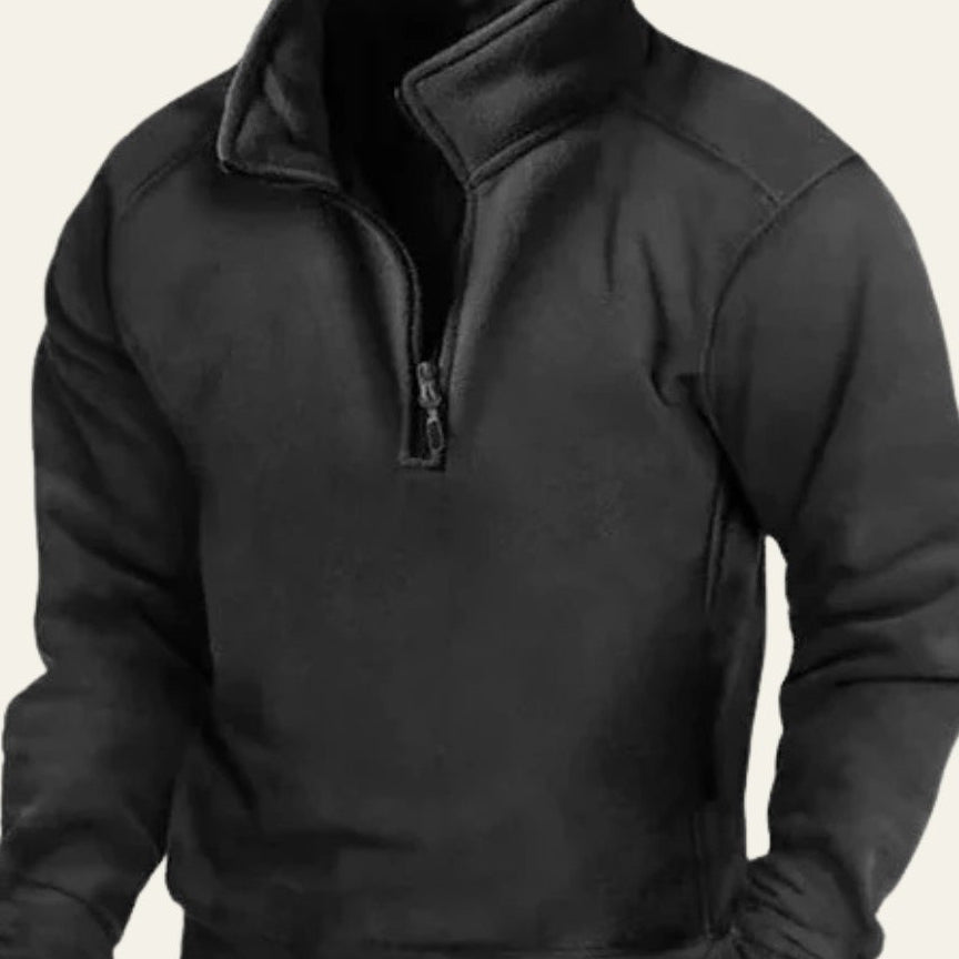 Aurazio Maglione con Zip a Metà per uomo