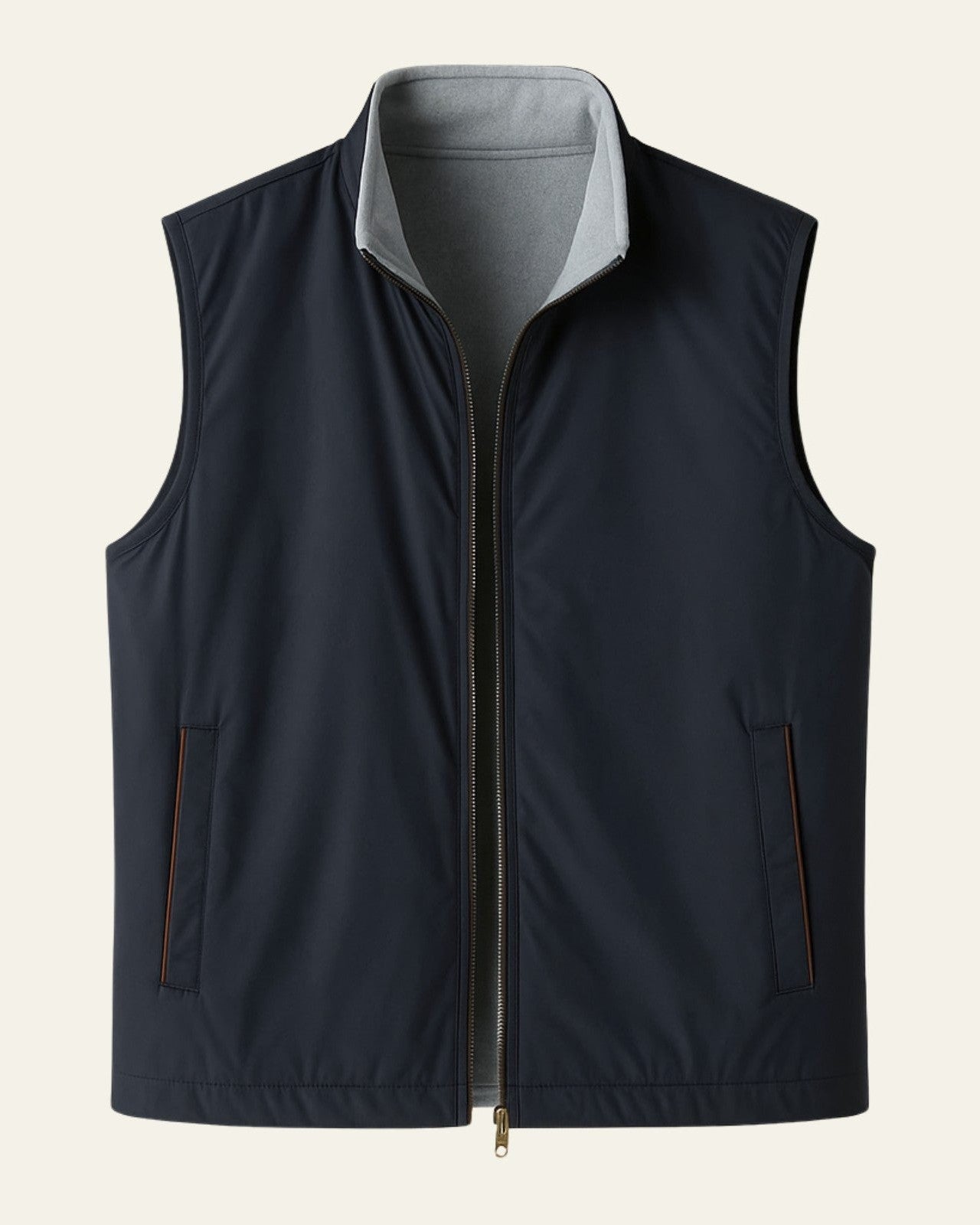 Aurazio Gilet di pile caldo e leggero da uomo