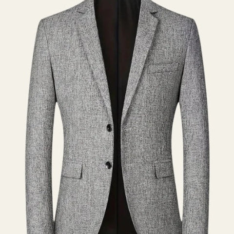 Aurazio Blazer Testurizzato in Tessuto Morbido da uomo