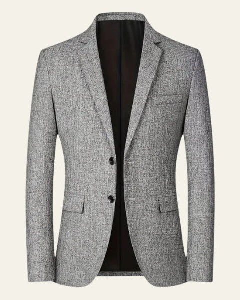 Aurazio Blazer Testurizzato in Tessuto Morbido da uomo