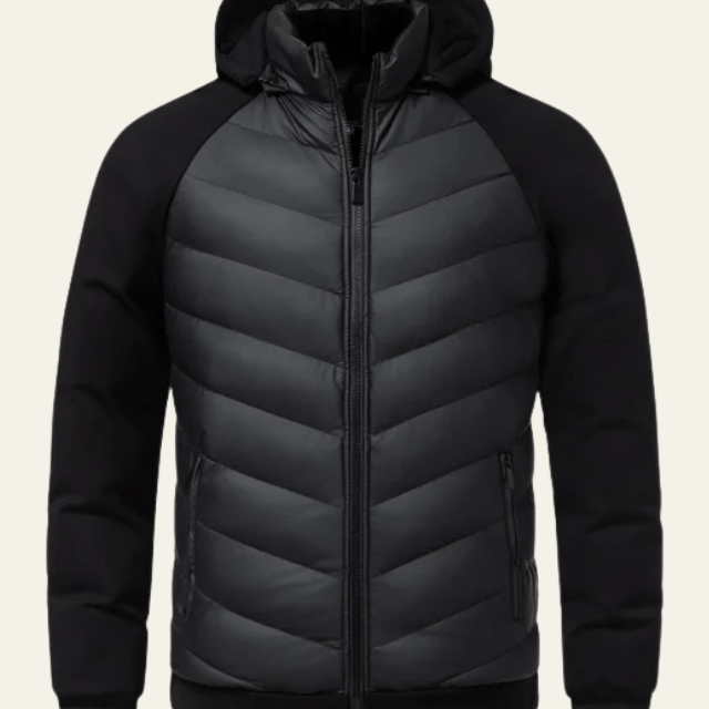 Aurazio Giubbotto ibrido imbottito da uomo