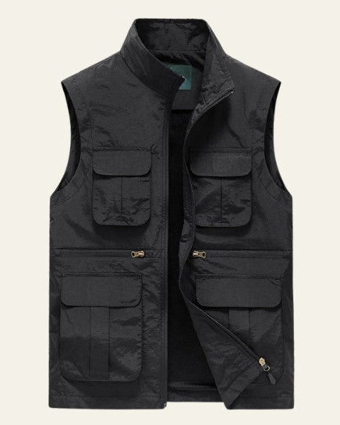 Aurazio Gilet Multitasche Leggero da uomo