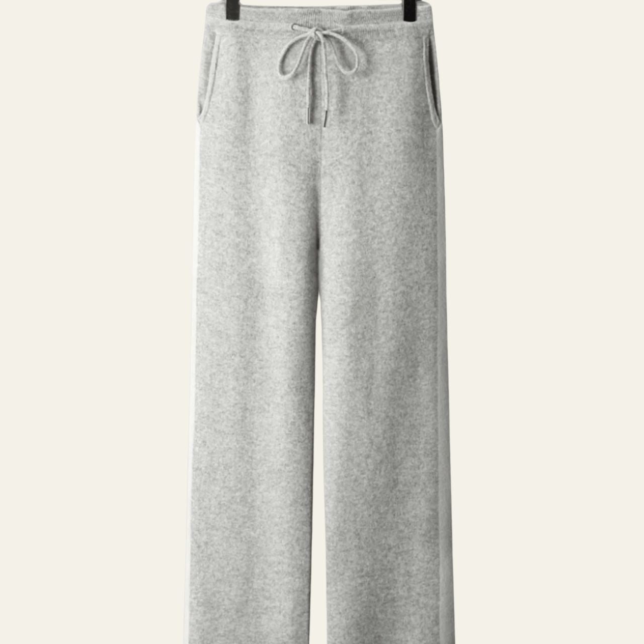 Aurazio Pantaloni in lana merino a righe a gamba dritta da uomo