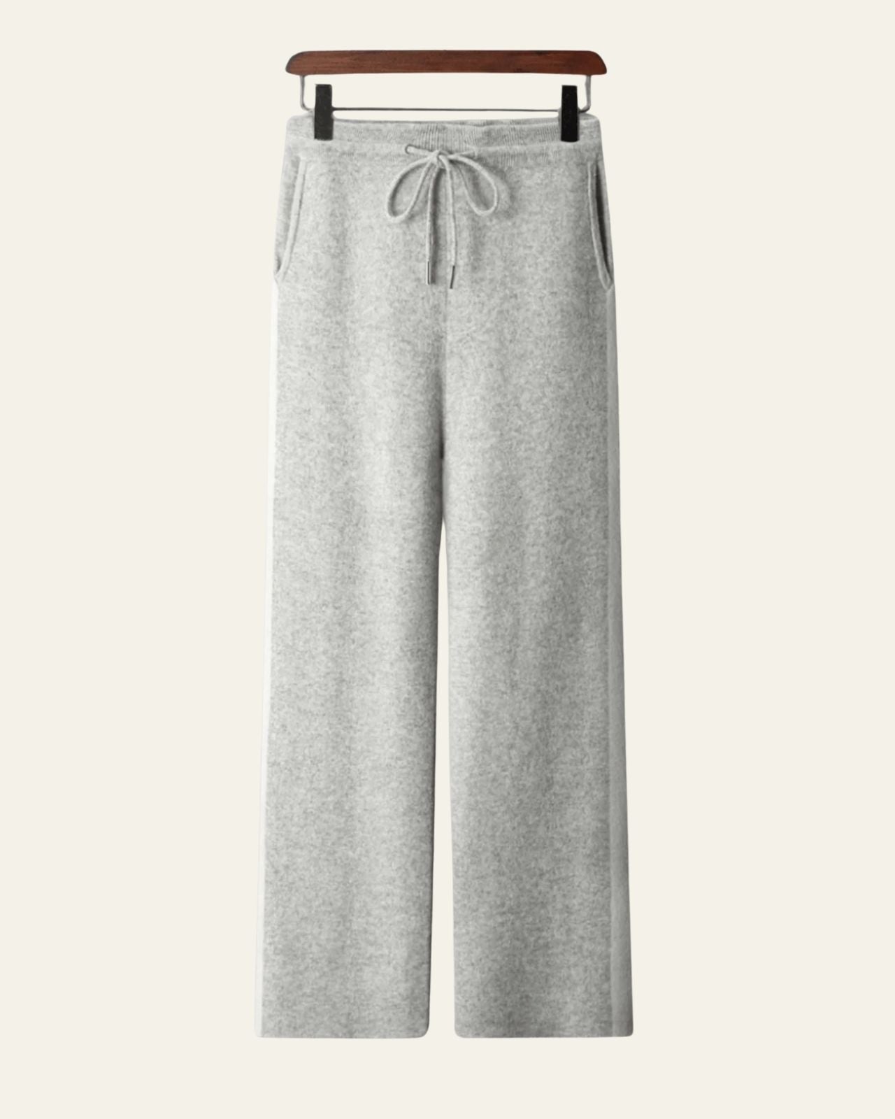 Aurazio Pantaloni in lana merino a righe a gamba dritta da uomo