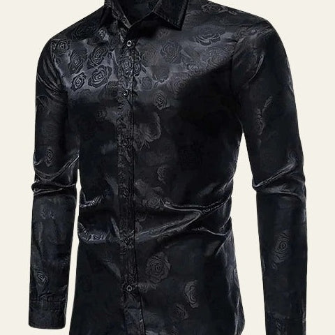 Aurazio Camicia Lucida da Uomo