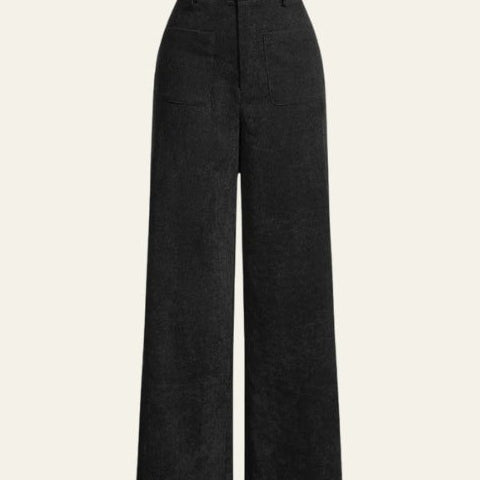 Aurazio Pantaloni in velluto a coste a gamba ampia da donna