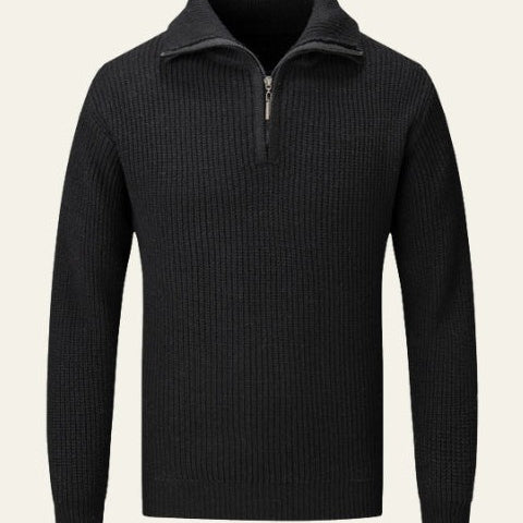 Aurazio Maglione Mezza Zip Da Uomo