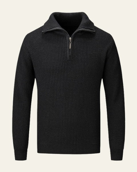 Aurazio Maglione Mezza Zip Da Uomo