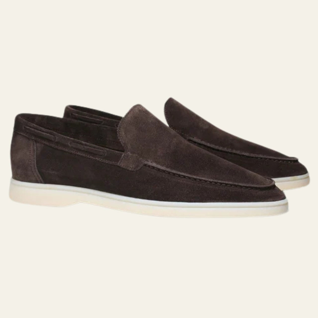 Mocassino Yacht Uomo in Suede Vegano Eleganza Informale Costiera