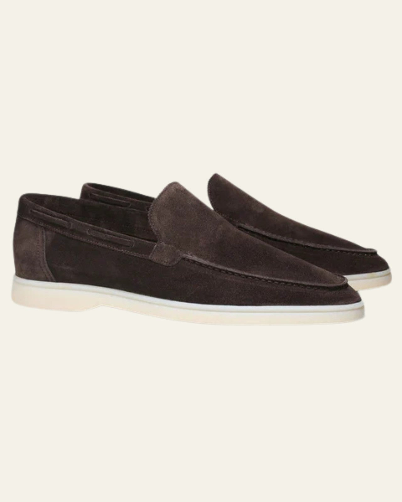 Aurazio Mocassino da Yacht in Suede Vegano per Uomo