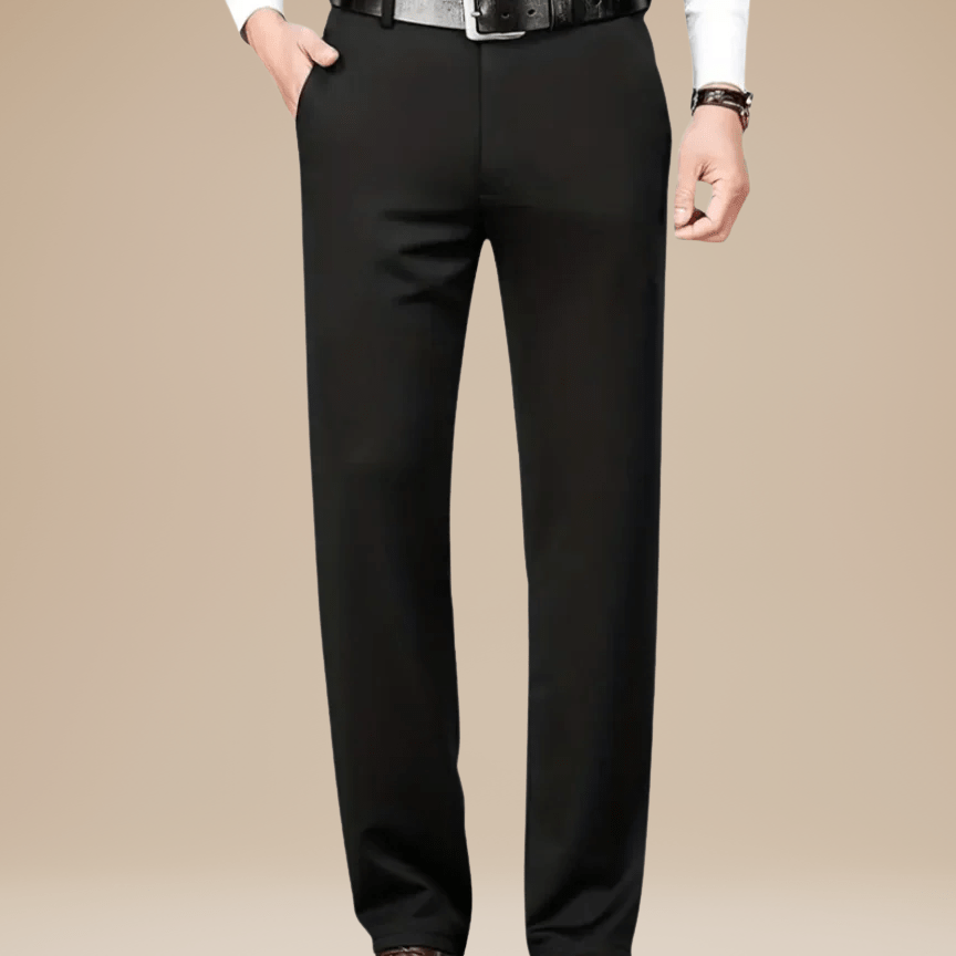 Aurazio Pantaloni Sartoriali Uomo Eleganti Con Leggera Elasticità Comfort Ufficio