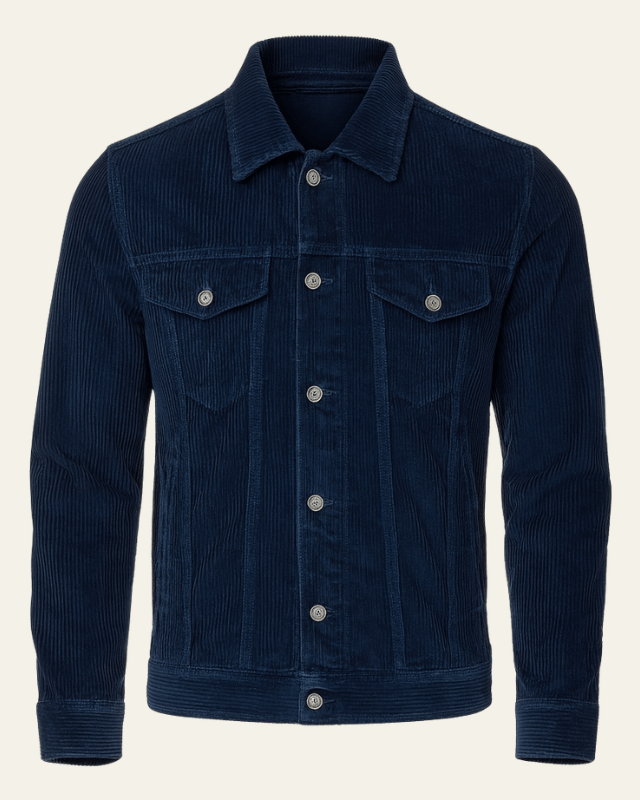 Aurazio Giacca in velluto a coste da uomo