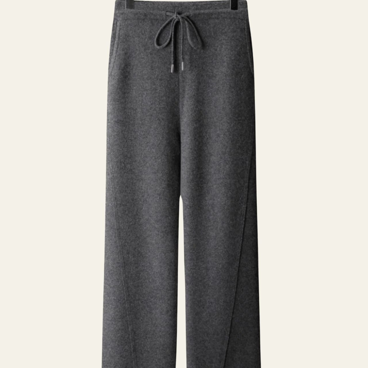 Aurazio Pantaloni in cashmere e lana da uomo