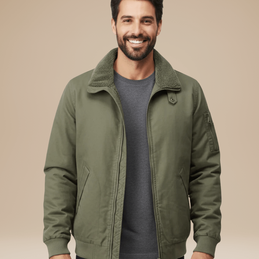 Aurazio Giacca Invernale Uomo Con Fodera Calda Protezione Dal Freddo Elegante E Confortevole