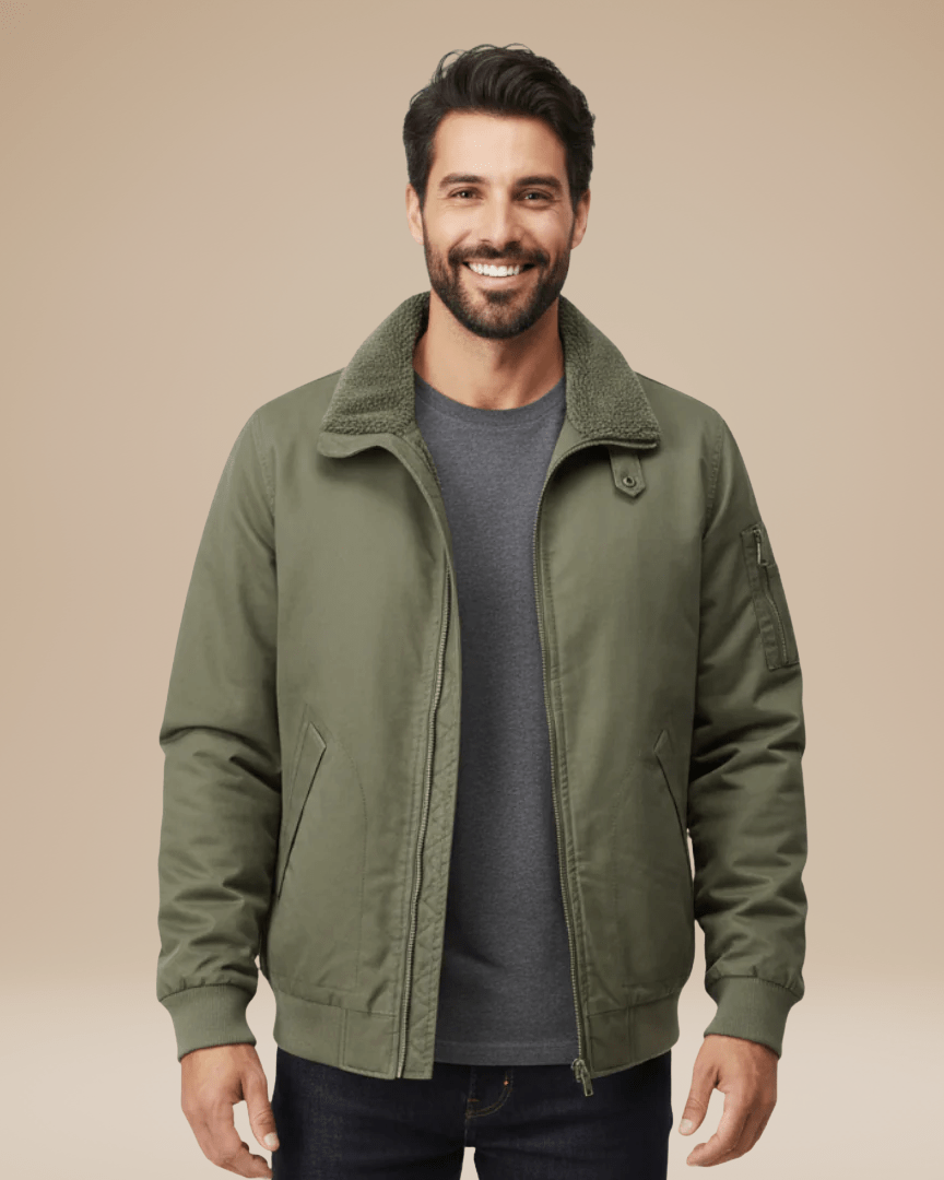 Aurazio Giacca Invernale Uomo Con Fodera Calda Protezione Dal Freddo Elegante E Confortevole