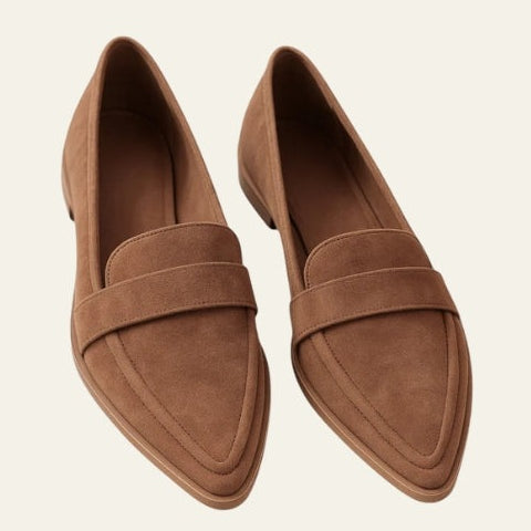 Aurazio Mocassino In Camoscio Da Donna Elegante