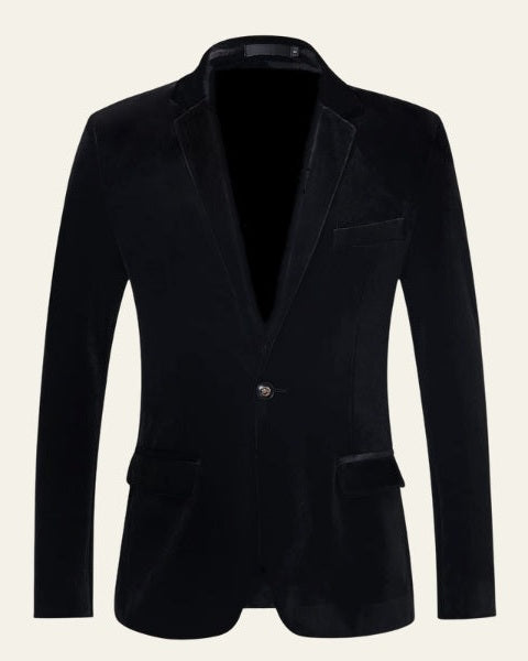 Aurazio Blazer Velvet Touch da uomo elegante