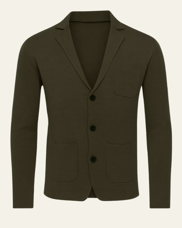 Aurazio Blazer di maglia premium per uomo