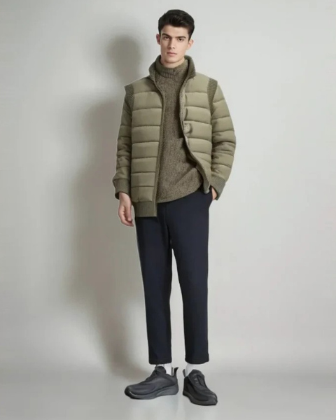 Aurazio Gilet Imbottito Foderato da uomo