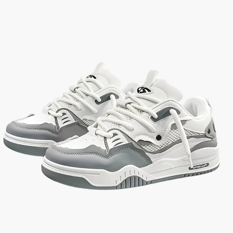 Sneakers Uomo Urbane Motivo Geometrico Tomaia in PU Suola in Gomma