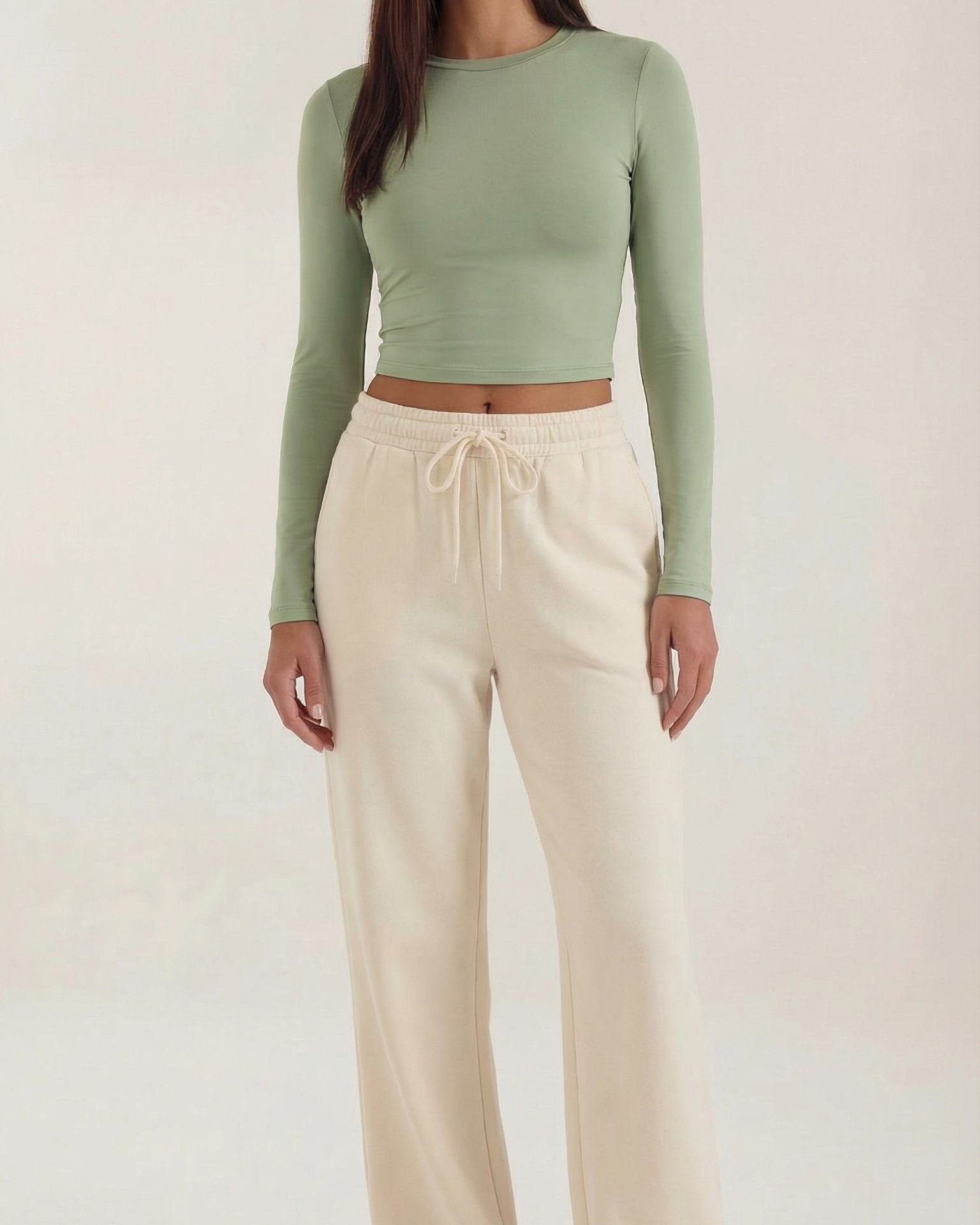 Top Corto Donna Crop Aderente Elastico Comodo