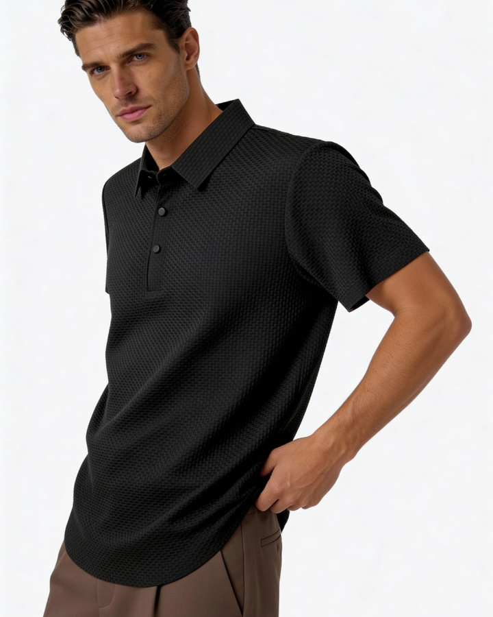 Aurazio Camicia Polo in tessuto Leggero da Uomo