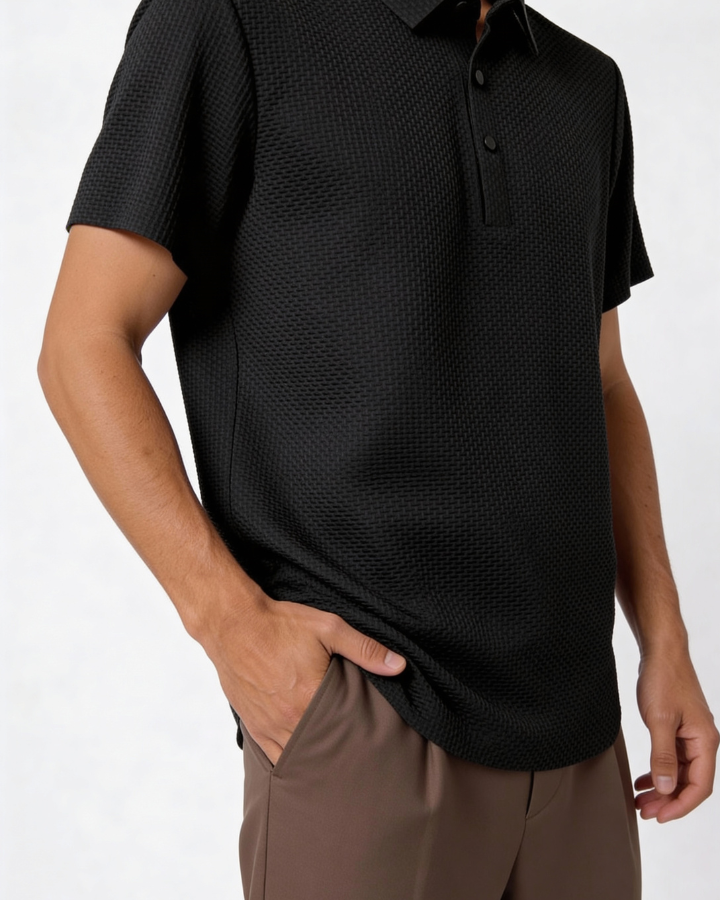 Aurazio Camicia Polo in tessuto Leggero da Uomo