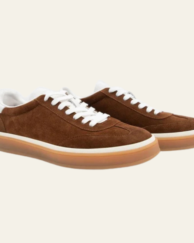 Aurazio Sneaker Basse in Camoscio da Uomo
