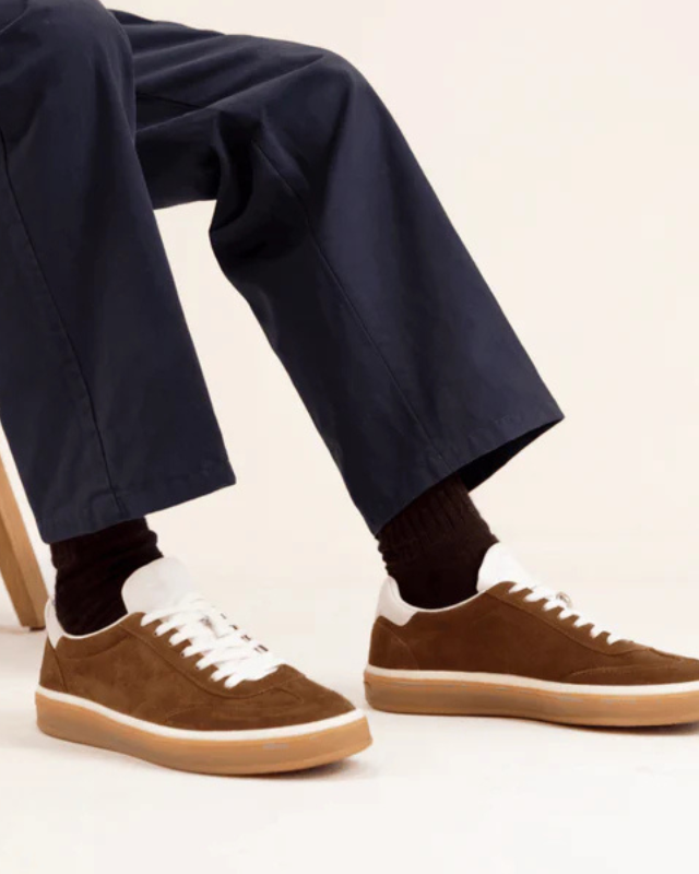 Aurazio Sneaker Basse in Camoscio da Uomo