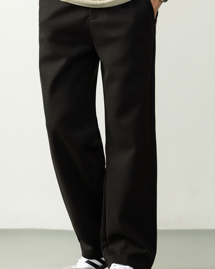 Aurazio Pantaloni in lana a gamba dritta da uomo