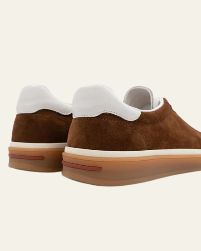 Aurazio Sneaker Basse in Camoscio da Uomo
