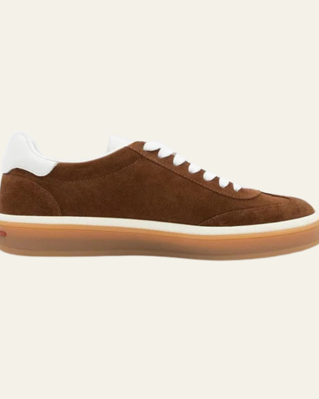Aurazio Sneaker Basse in Camoscio da Uomo