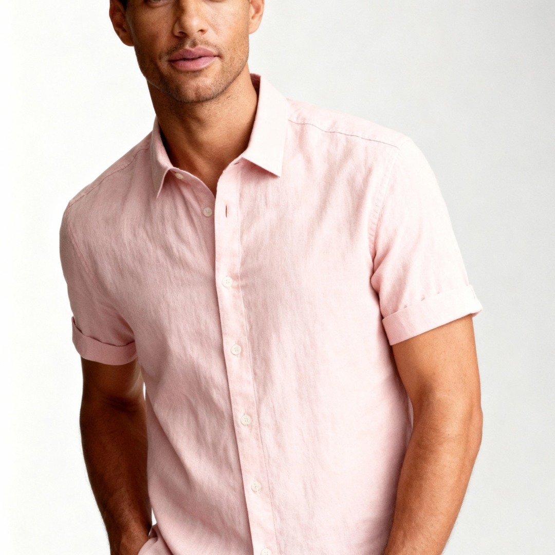 Aurazio Camicia a Maniche Corte per uomo