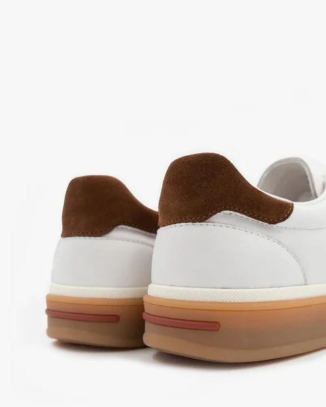 Aurazio Sneaker In Pelle A Profilo Basso Da Uomo