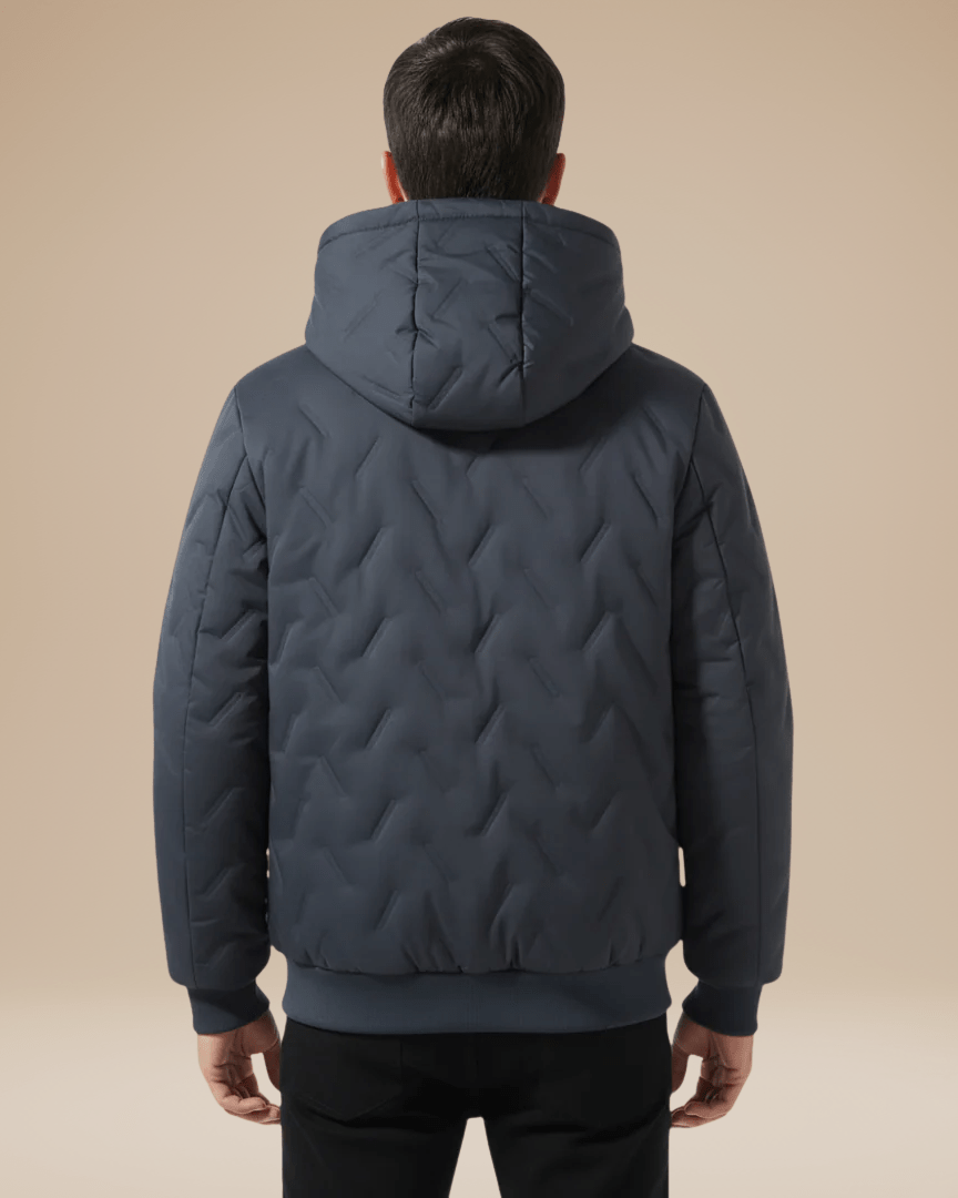 Aurazio Giacca Invernale Imbottita Uomo Calore Resistente Idrorepellente Con Fodera Sherpa