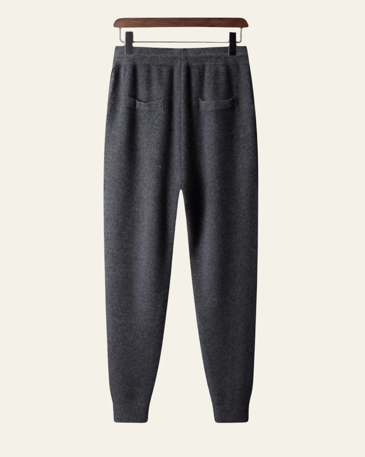 Aurazio Pantaloni jogger in lana merino da uomo