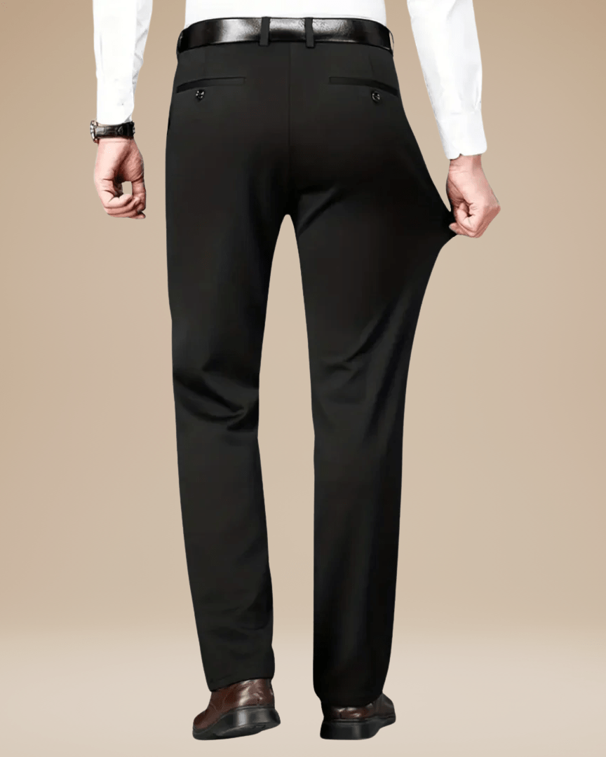 Aurazio Pantaloni Sartoriali Uomo Eleganti Con Leggera Elasticità Comfort Ufficio