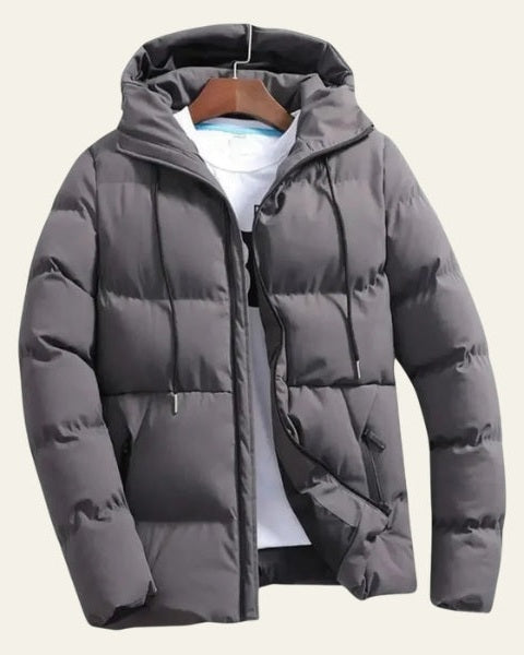 Aurazio Piumino Imbottito con Cappuccio Caldo per Uomo