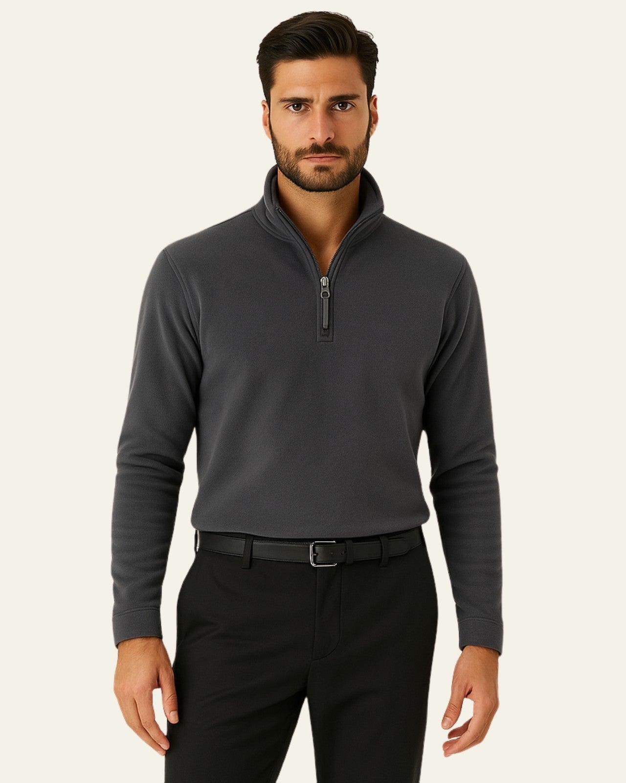 Aurazio Giacca Antivento Con Zip A Mezzo Busto Per Uomo