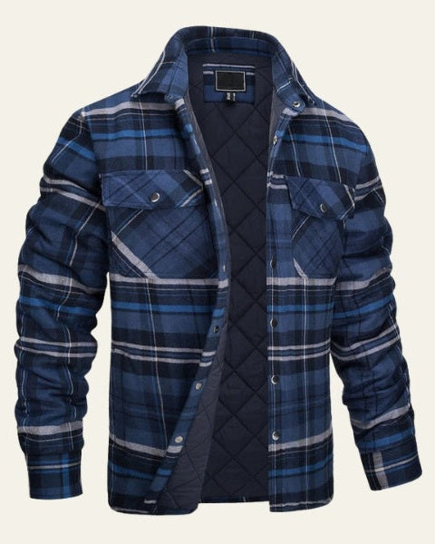 Aurazio Camicia in flanella trapuntata per tutti